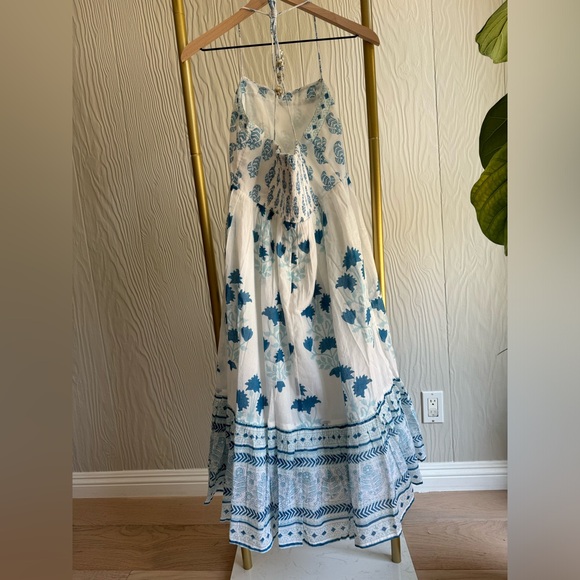 New OLIPHANT TIE STRAP MIDI- TERRA BLUE Tuckernuck - Picture 3 of 5